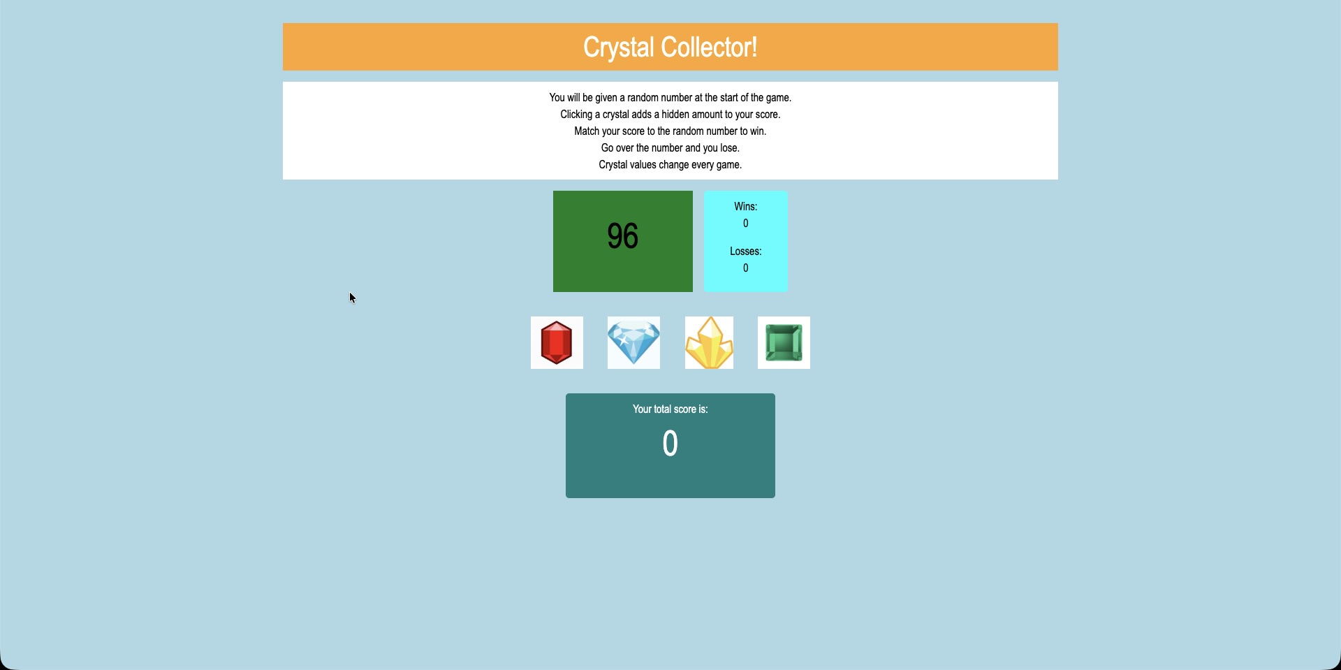 Crystal Game preview