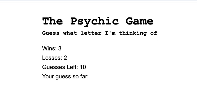 Psychic Game preview