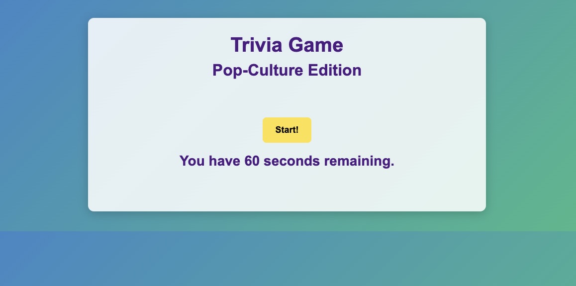 Trivia Game preview